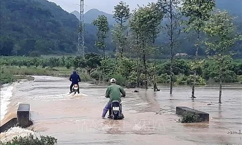 Nguy cơ sạt lở đất, ngập lụt tại các tỉnh từ Thanh Hóa đến Hà Tĩnh